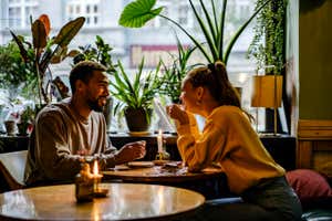 Friends catching up over coffee on the weekend